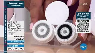 Vanity Planet Outlines Facial Cleansing System with 3 Br...