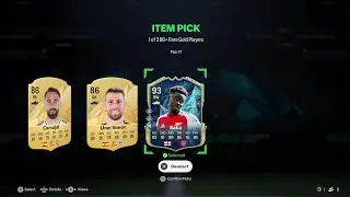 TOTS 93 SAKA PACKED FROM 86+ PLAYER PICK (FC 25: PART 722)