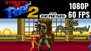 Streets of Rage 2 GENESIS 1992 Longplay (No Commentary) Playthrough 1080p HD, 60FPS, Free to Reuse