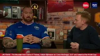 The Mountain talks Game of Thrones with #OTBAM