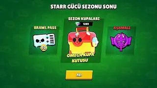 sezon bitti ve omega kupa kutusu açtım Brawl Stars