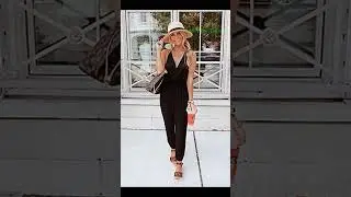 PRETTYGARDEN Women's Summer Casual Jumpsuit - Wrap V Neck Sleeveless One Piece