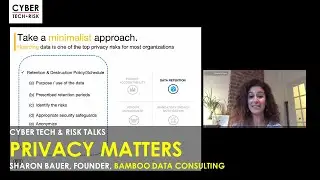 Privacy Matters - Sharon Bauer, Founder, Bamboo Data Consulting