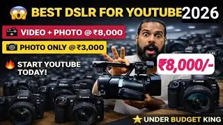 Best Dslr🔥Camera For youtube | 2025 Best Secondhand dslr camera | used dslr camera market in kolkata