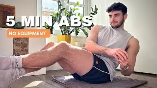 5 MIN AB WORKOUT / 6 Pack Abs (No Equipment!)