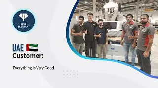 Blue Elephant CNC Feedback from United Arab Emirates UAE on 2040 ATC CNC Router Machine