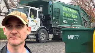 How I Turn a Neighborhood Walk Into YouTube Content - Rear Loader Garbage Truck