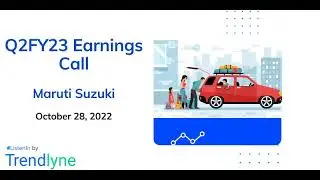 Maruti Suzuki Earnings Call for Q2FY23