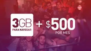 Claro - M&aacute;s internet en tus planes - 3GB para navegar