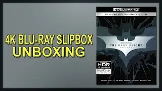 The Dark Knight Trilogy 4K+2D Blu-ray Slipbox Unboxing