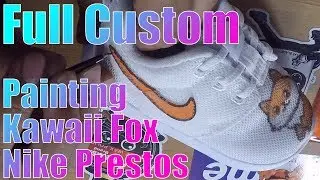 Kawaii Fox Full Custom Nike Prestos - Kids Shoes