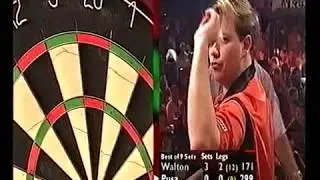 Walton vs Pusa Darts World Championship 2001 Quarter Final Walton vs Pusa