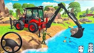 Backhoe Loader Jcb Simulator Gameplay Indian Vehicles Jcb truck driving Android Gameplay