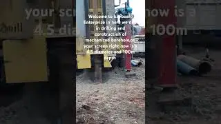 Drilling and construction of (4.5 diameter and 100m depth ) borehole @ tarkwa- damang