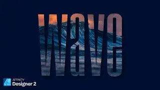 Image Text Effect &ndash; Affinity Designer 2 Clipping Mask Tutorial