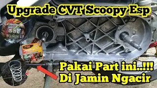 Cara Upgrade CVT Scoopy F1 Agar Lebih Responsif || Pakai Part Ini!!! Di Jamin Ngacir