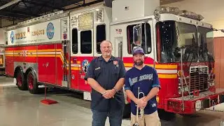 Truck description & Taps for the Fallen of Rescue Truck #4 from 9/11 @ the  #HallOfFlameFireMuseum