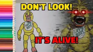 I DRAW FNAF CHICA! 🐥 Як намалювати Чіку ФНАФ.Is she alive?