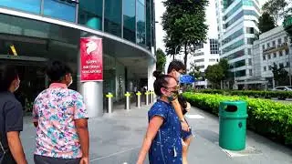 [4k] Singapore middle road to fortune center walk #travel69
