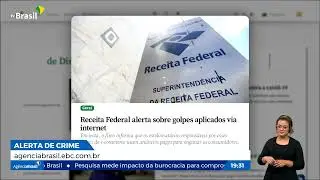 Golpistas usam nome da Receita Federal em fraudes na internet
