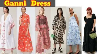 Ganni Dress/Dress Design-502/Mix Design