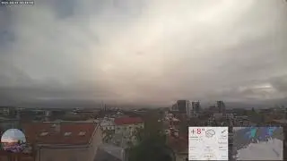 Cloudy and rainy day in Tallinn - Time-lapse - 2025-10-31