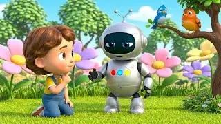 Oops! Robot Lost His Voice at the Zoo 🤖 | Fun Kids Songs & Nursery Rhymes