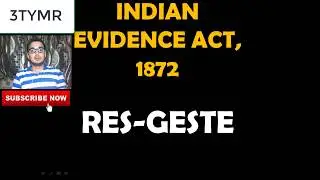 RES-GESTAE, (SECTION-6,7,8,9)