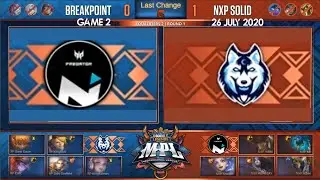 NXP SOLID VS BREAKPOINT [GAME 2] 26 JULY 2020 [QUALIFIERS 2] | MPL PHILIPPINES SEASON 6