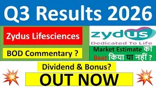 Zydus Lifesciences q3 results 2026 |Zydus Lifesciences results today | Zydus Lifesciences Share News