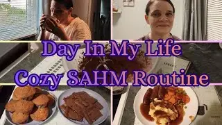 SAHM Mum Routine 🏡✨ Coffee, Self-Care, Brownies, Cake & Family Dinner 🍫🍰 #dayinmylife #mumlifeuk