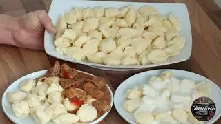 Serowe kluski kładzione &ndash; mięciutkie i gotowe w 15 minut!