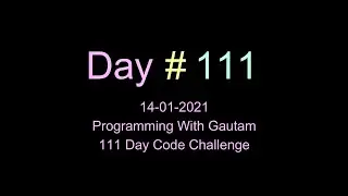 TIC TAC TOE using Tkinter in python | 111 Day code Challenge | Programming with Gautam