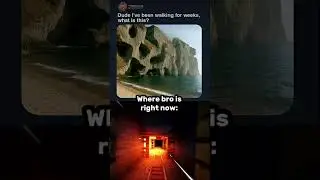Bro walked to the irl farlands 💀 #shorts #memes #minecraft