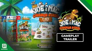 New Joe & Mac: Caveman Ninja | Gameplay Trailer | Mr. Nutz Studio & Microids