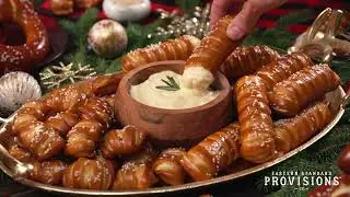 Holiday Gourmet Gift Box | Soft Pretzels, Cheese Sauce, Waffles | Eastern Standard Provisions