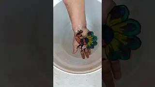How to make interesting 🤔 magic drawing easy peacock 🦚#shorts #trending #viral