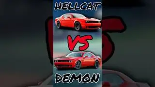 Hellcat VS Demon 170 What&rsquo;s the difference? #cars #dodge #hellcat #demon #shorts #fyp
