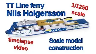 Ferry NILS HOLGERSSON scale model construction