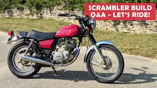 Бюджетный Yamaha SR250 Custom готов! Эпизод 7