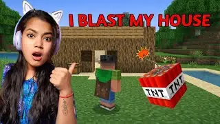 Minecraft | I Blast My Old House & Build New One