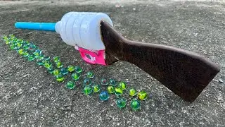 Creativity DIY Making Easy Gun Long Amazing Beneficial for shooting New toy​ simple 