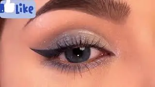 ice grey eyes look#shorts makeup #eyes makeup #viral