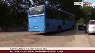 LA COMUNITA' DI SANT' EUFEMIA D'ASPROMONTE CONTRO DECISIONE FERROVIE DELLA CALABRIA