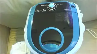 Panda Small Mini Portable Counter Top Compact Washer With Spin Basket Unbox