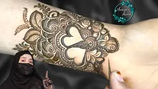 Simple And Easy Mehndi Designs | Arabic Mehndi Design New | Heart Shape mehndi | Sadiya's Henna