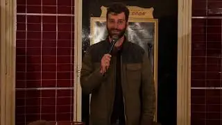 Ian Levy performing at Don't Tell Comedy