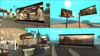 Final Update! GTA SA Android - Animated Billboard Mod (Full Map)