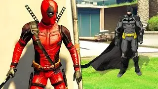 ДЭДПУЛ ПРОТИВ БЭТМЕНА В ГТА 5 МОДЫ ! БЛЭК GTA 5 ONLINE