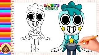 How to Draw Star-Time Sprout | from Dandy&rsquo;s World